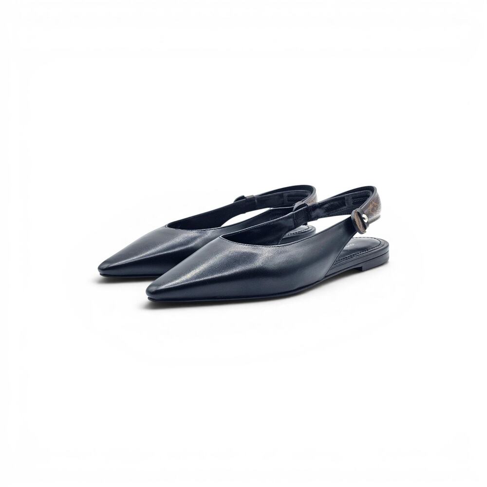 Louis Vuitton Legacy Slingback Ballerina Flats Black EU 36.5 US 6.5 - NWB $1100 - Picture 2 of 9